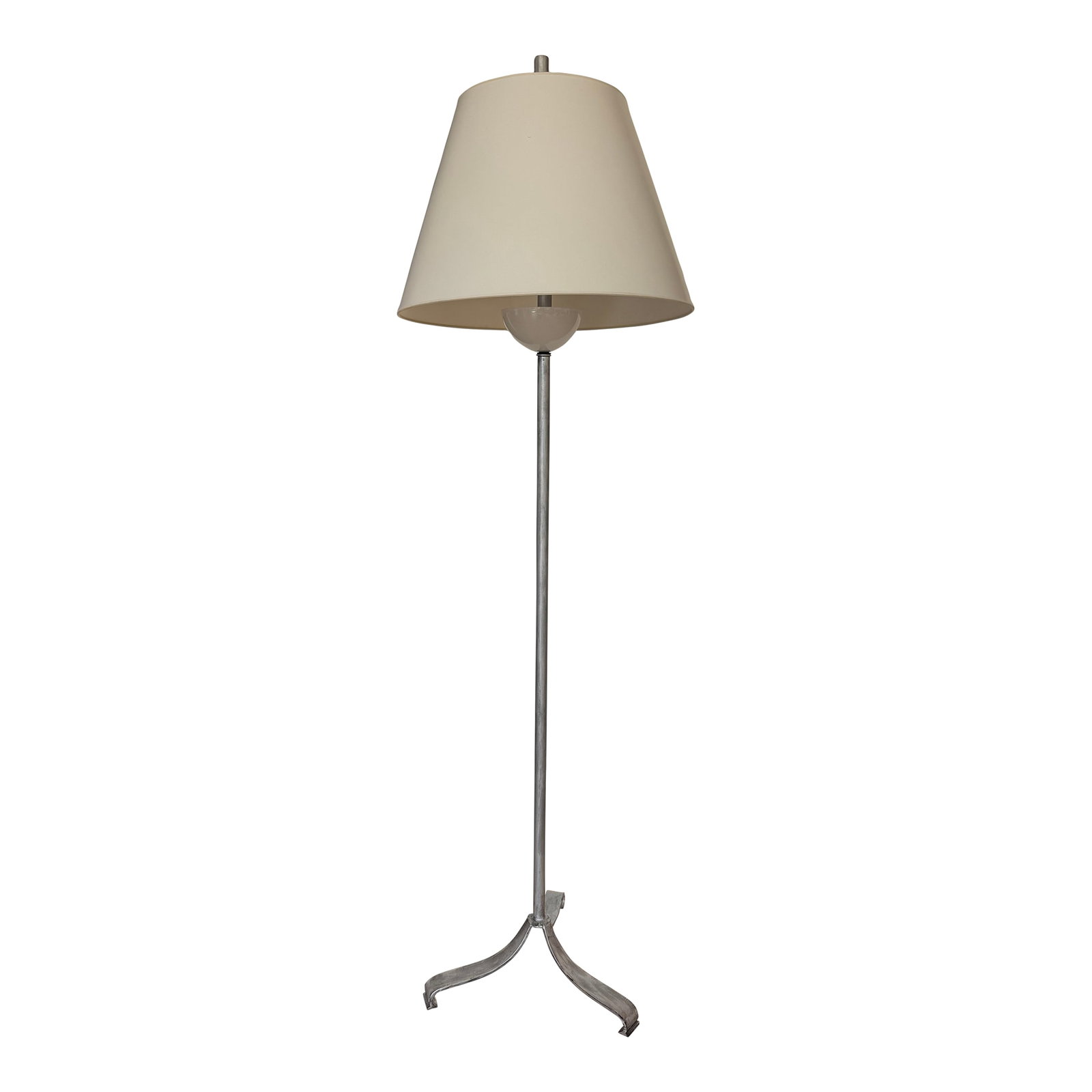 Pair of Urban Electric Co Brushed Metal Floor Lamps (1 of 3)