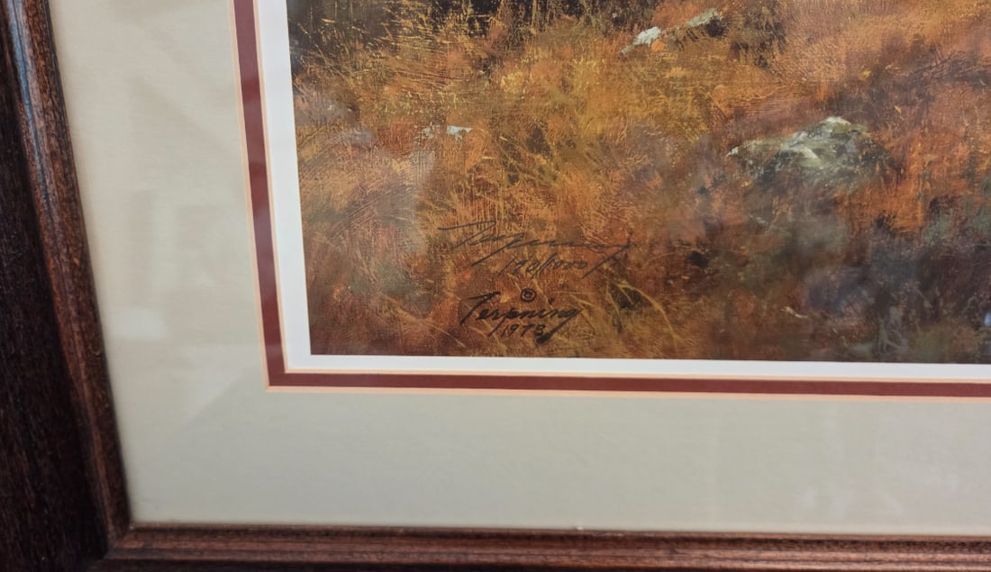 The Ploy by Renowned Western Artist Howard Terpning 1978 Print Signed and Numbered 190/1000 With Coa - 6