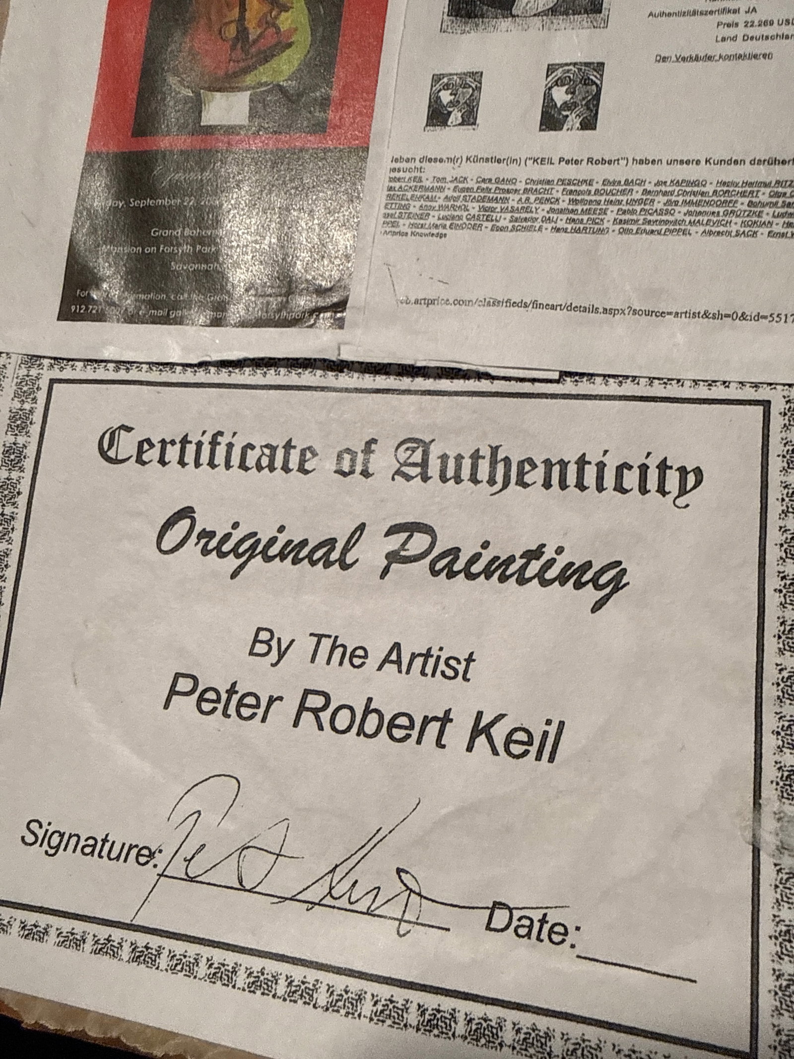 1970s Miniature Peter Keil Pair of Paintings - 6