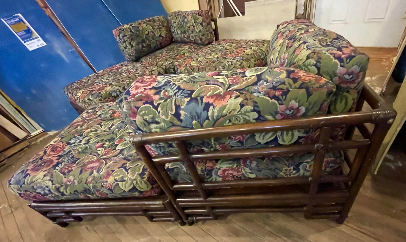 Mid 20th Century Ficks Reed Bamboo Rattan Modular Sectional Corner Chairs Chaise Couch Set - 10