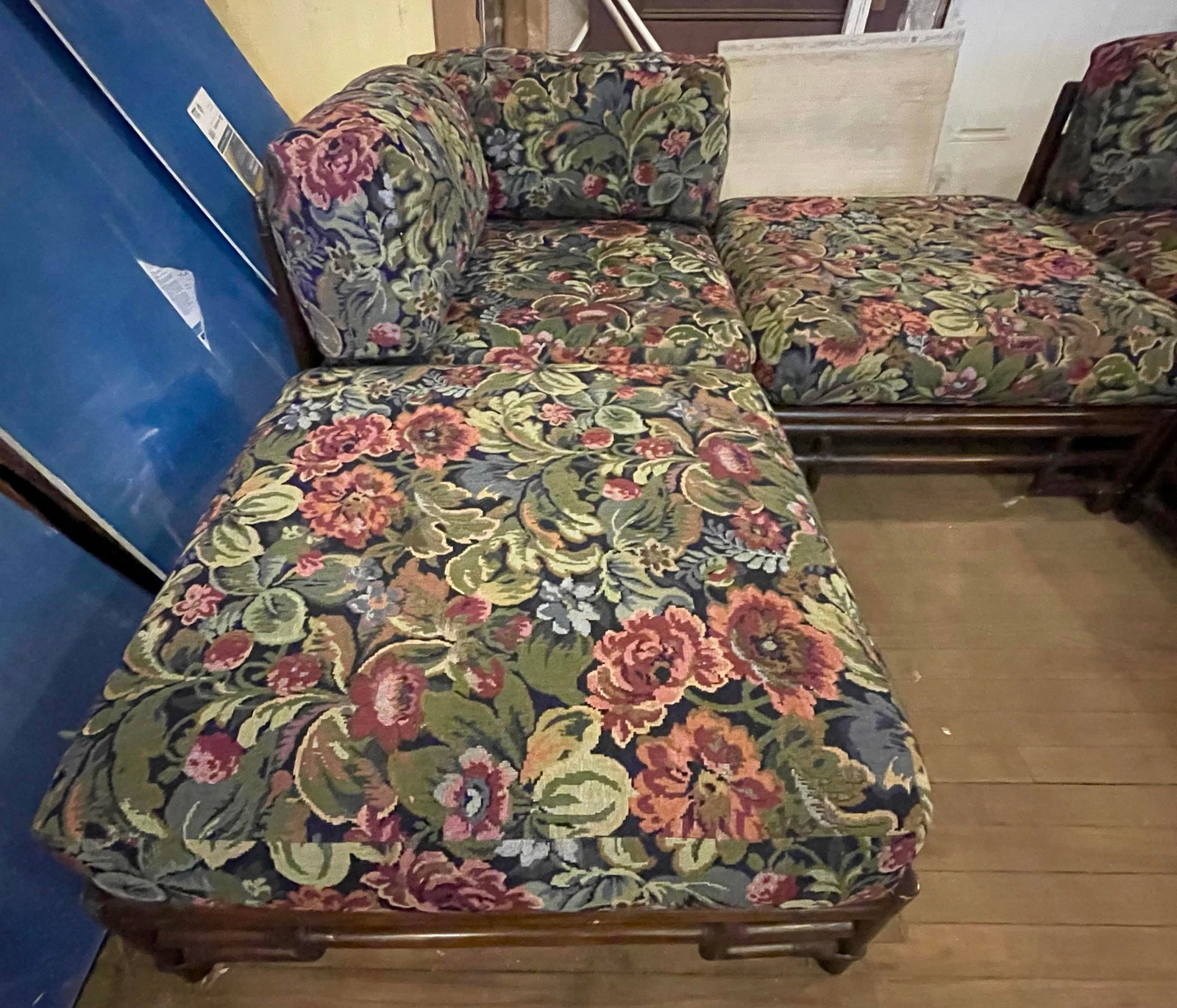 Mid 20th Century Ficks Reed Bamboo Rattan Modular Sectional Corner Chairs Chaise Couch Set - 4