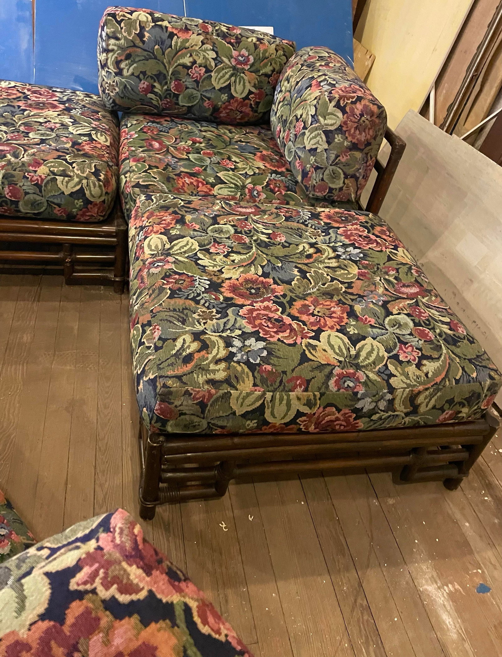 Mid 20th Century Ficks Reed Bamboo Rattan Modular Sectional Corner Chairs Chaise Couch Set - 5