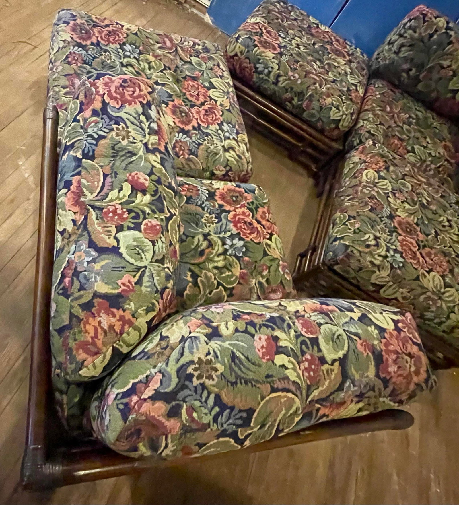Mid 20th Century Ficks Reed Bamboo Rattan Modular Sectional Corner Chairs Chaise Couch Set - 7