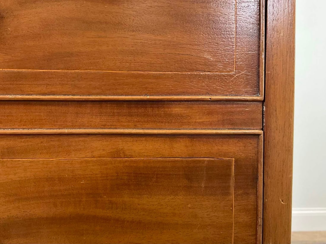 Antique Early 1800 Georgian English Secretaire Cabinet, Walnut - 13
