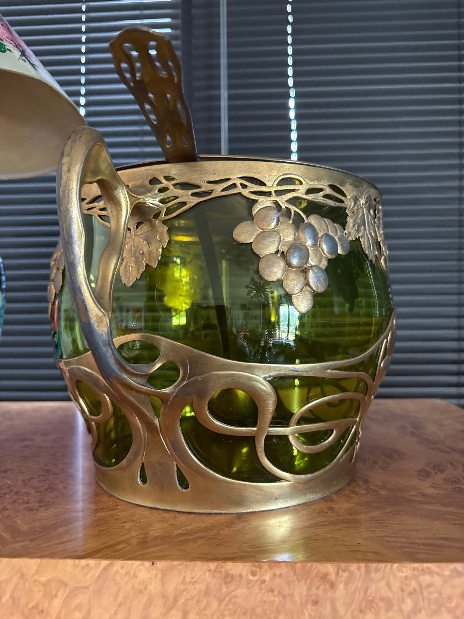 1920s Walter Scherf Osiris Isis Art Nouveau Grapevine Punch Bowl - 5