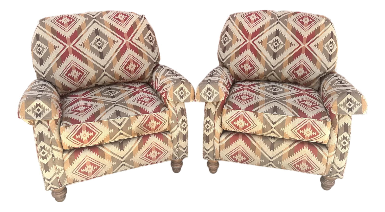 Pair of Century Furniture Southwest Club Chairs (1 of 12)