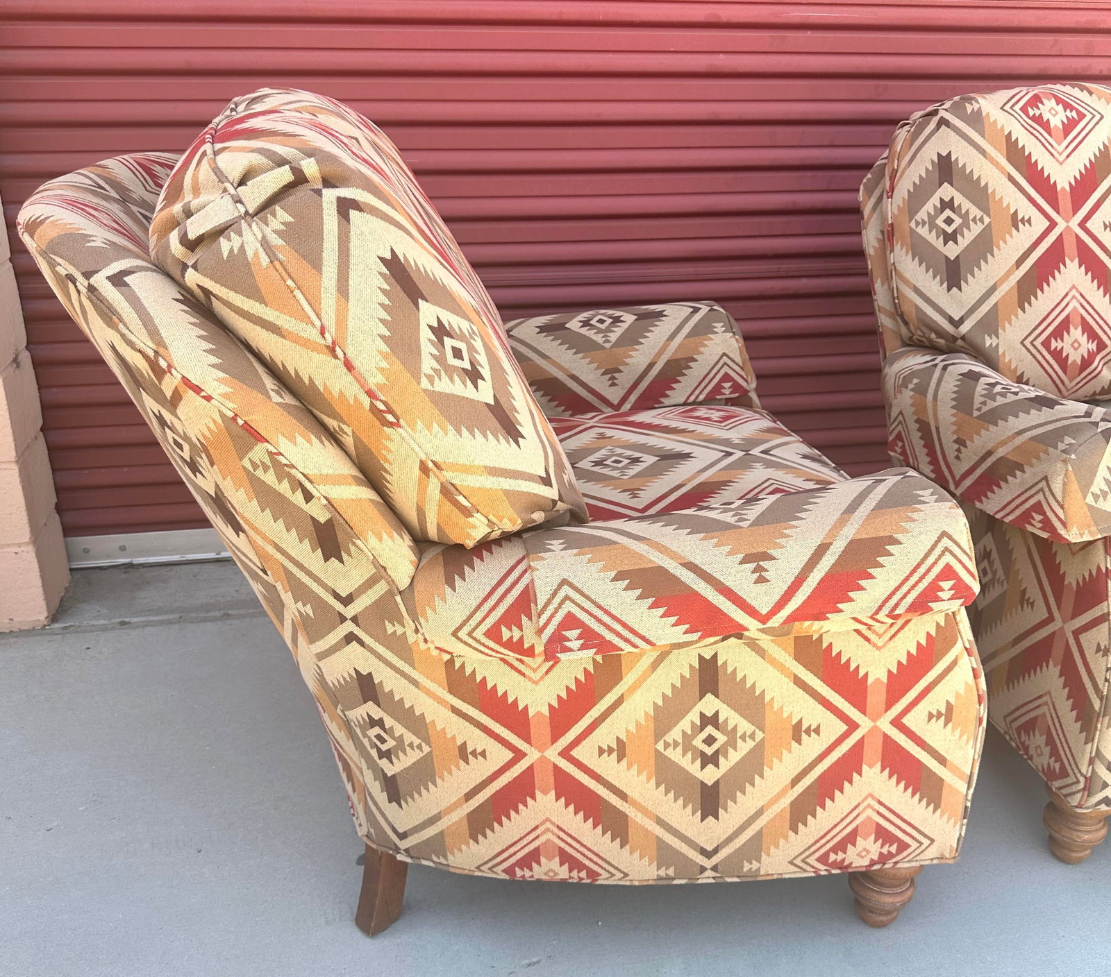 Pair of Century Furniture Southwest Club Chairs - 2