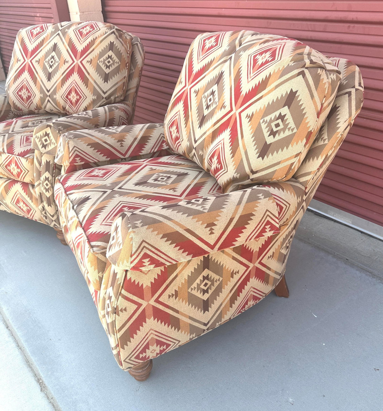 Pair of Century Furniture Southwest Club Chairs - 5