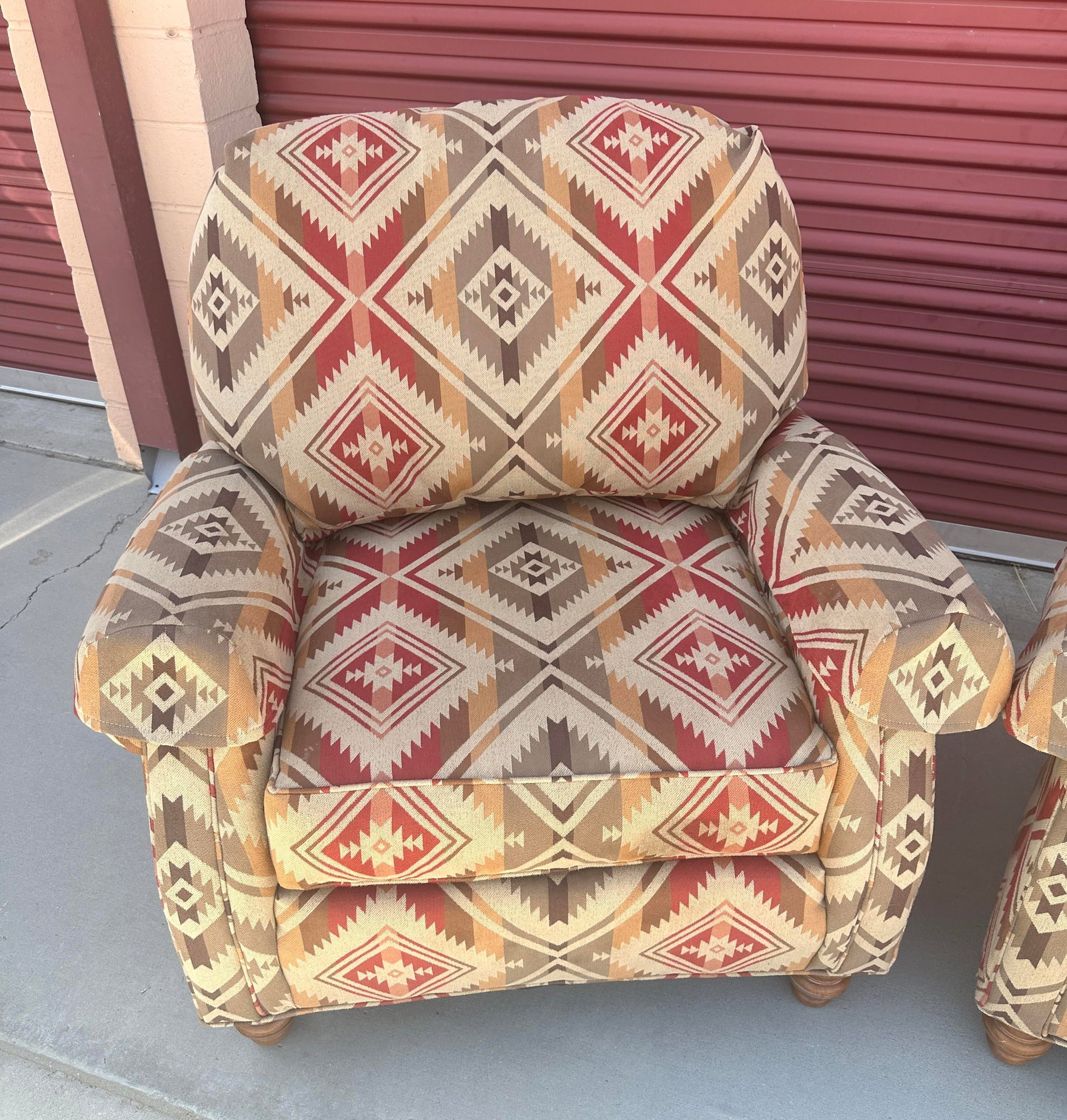 Pair of Century Furniture Southwest Club Chairs - 8