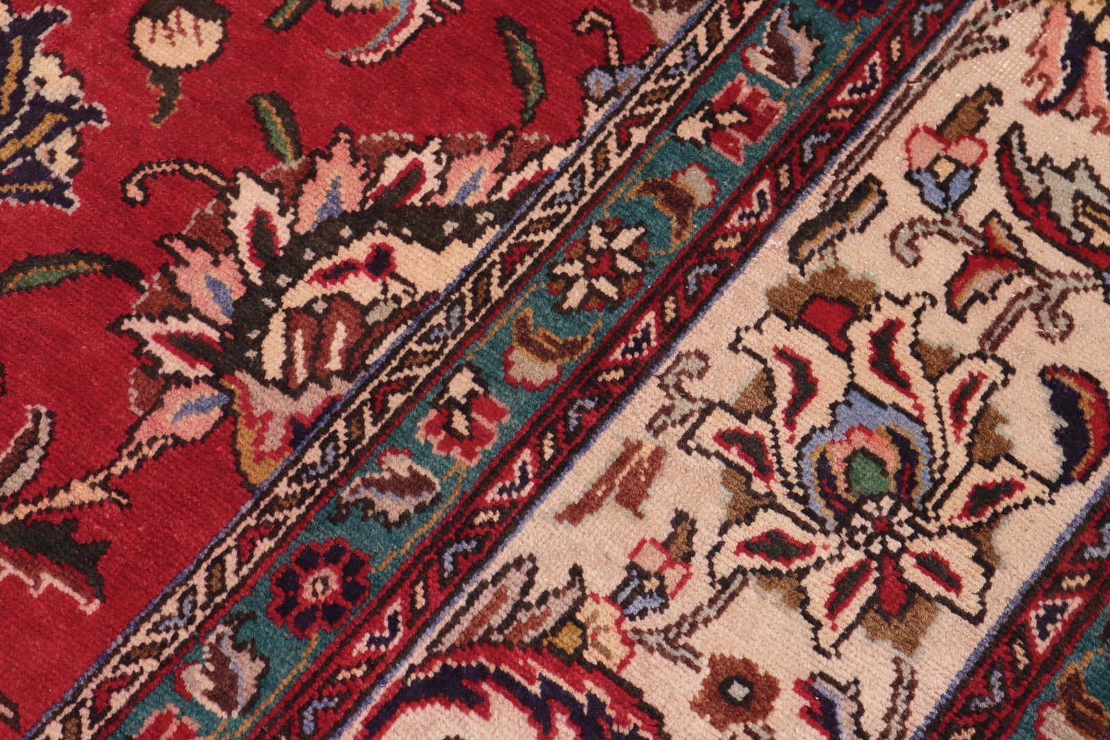 Hand-Knotted Wool Area Rug 9.7x12.9 - 6