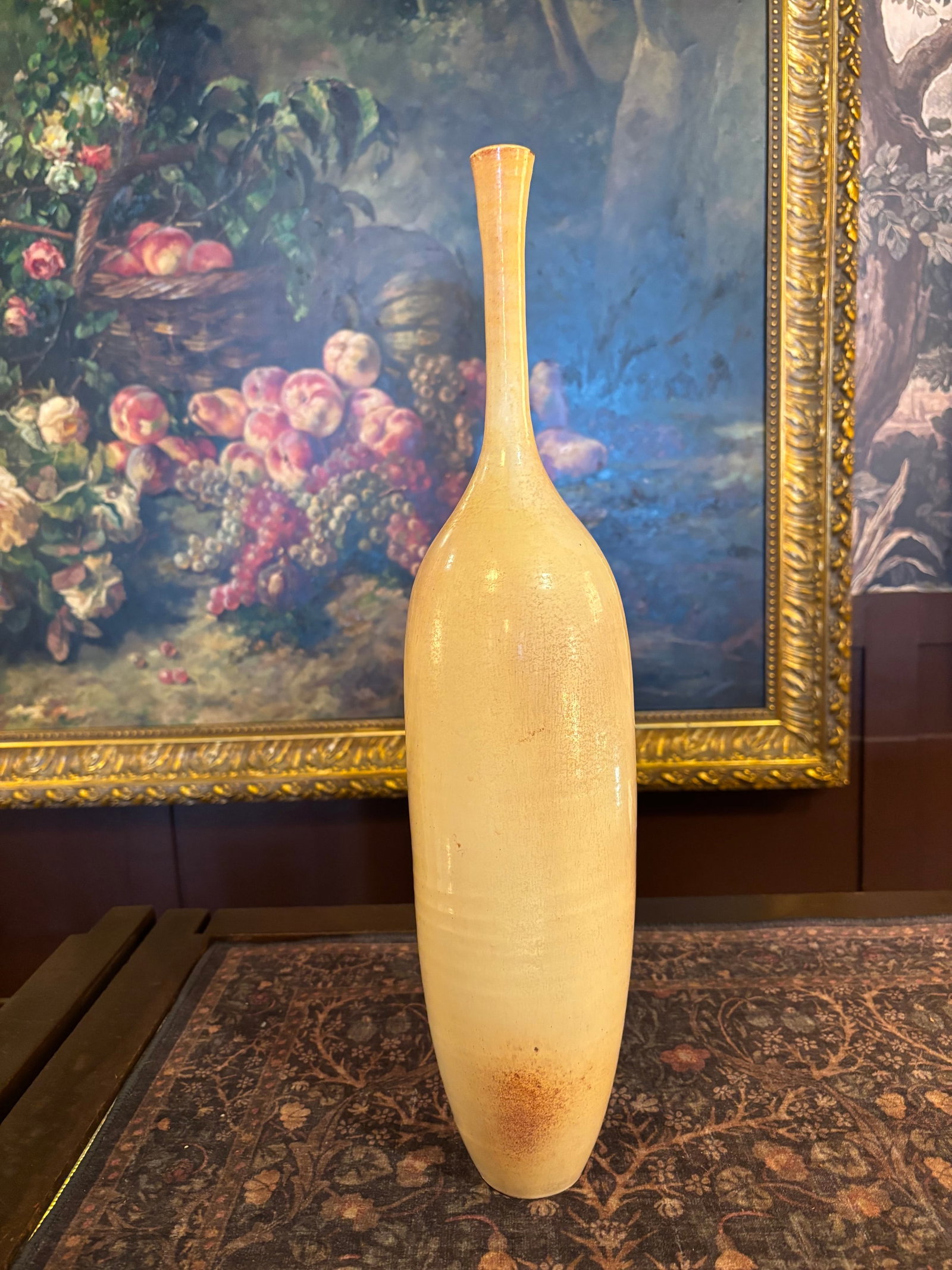 Suzanne Ramié (1907–1974) for Madoura Pottery – Large Stoneware "Bouteille" Vase, - 4