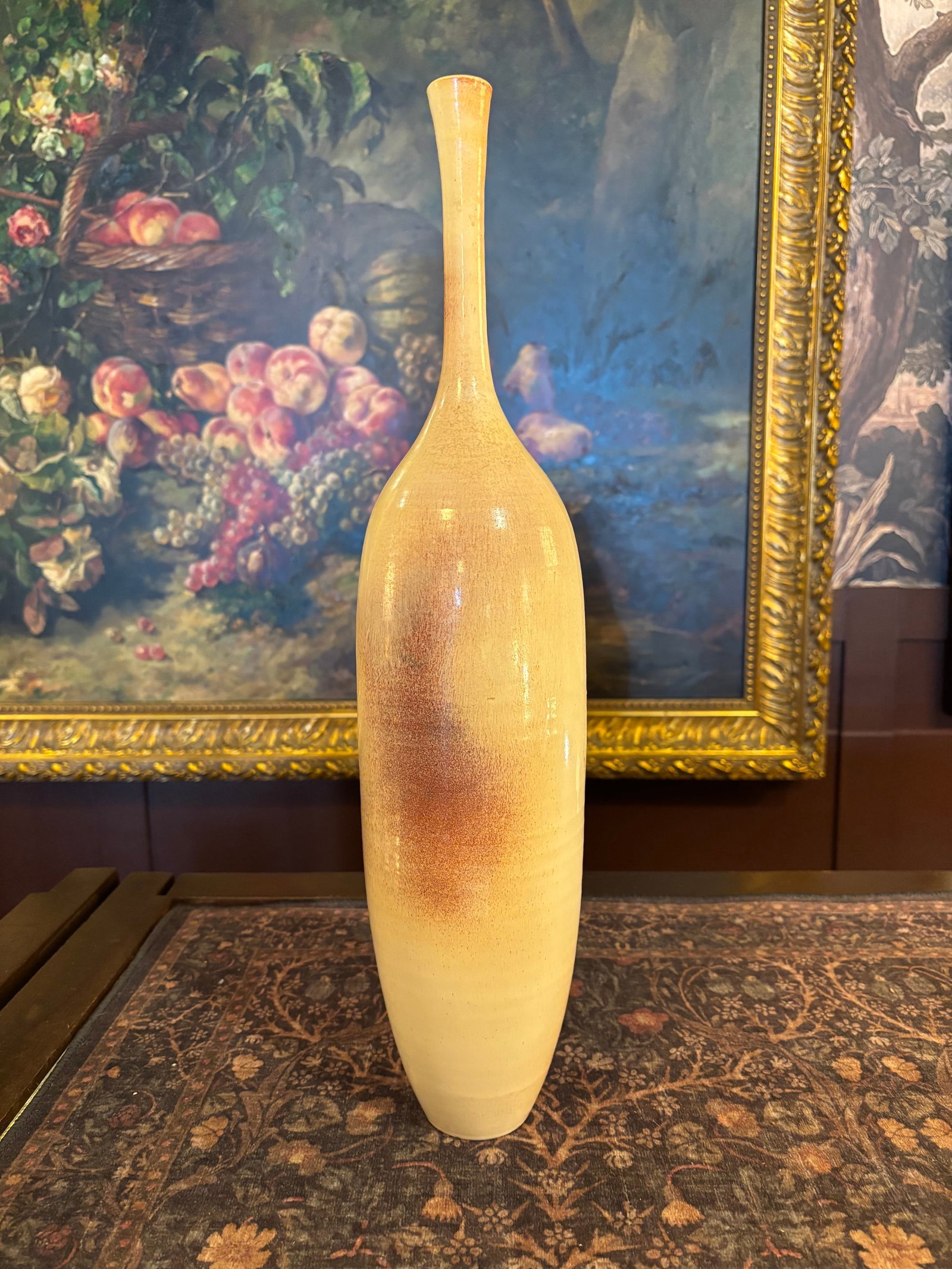 Suzanne Ramié (1907–1974) for Madoura Pottery – Large Stoneware "Bouteille" Vase, - 5