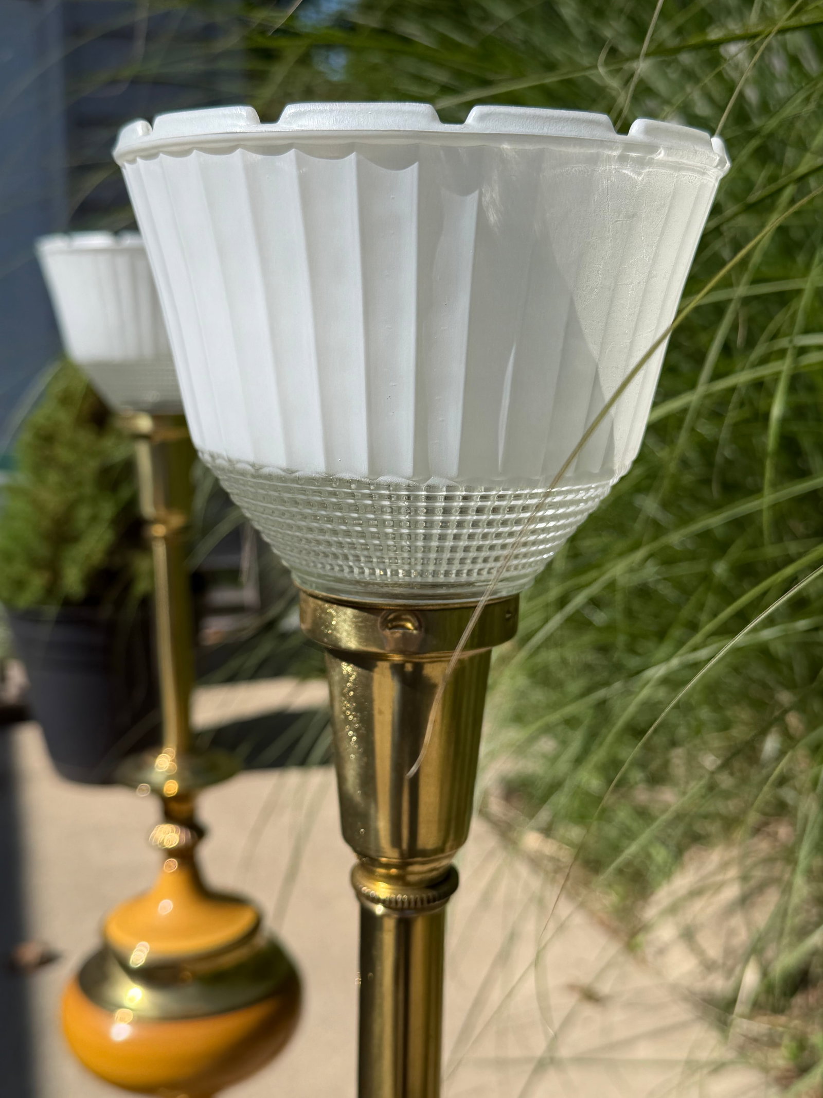 1970s Stiffel Torch Table Lamps - a Pair - 4