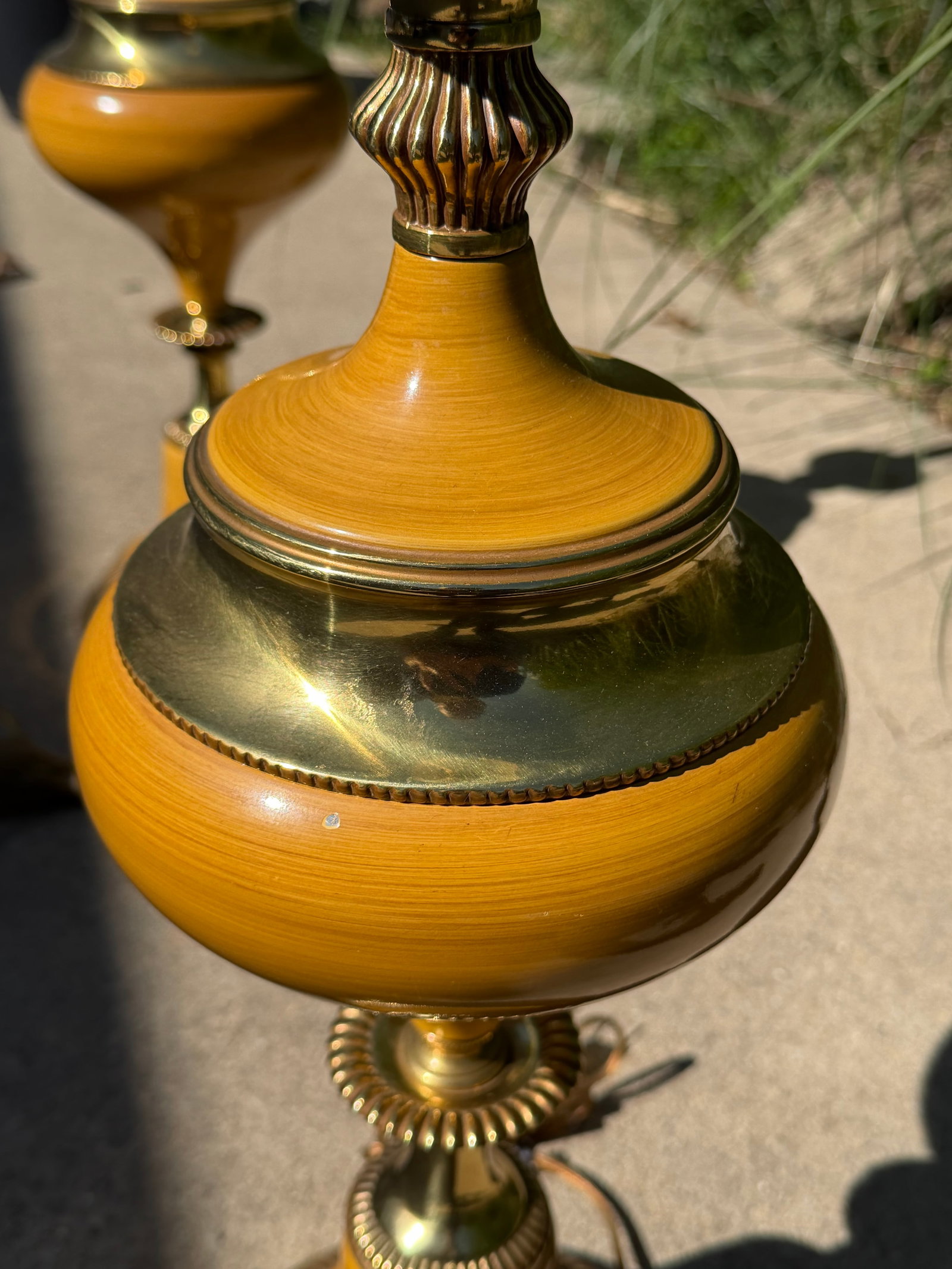 1970s Stiffel Torch Table Lamps - a Pair - 5