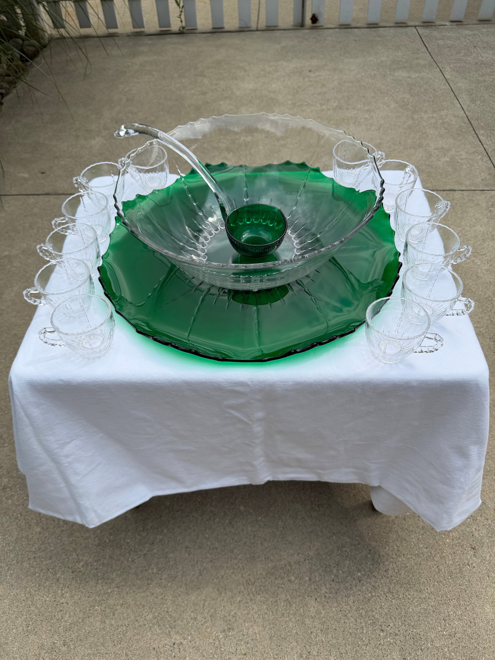 1930s New Martinsville Radiance Punch Bowl - 10