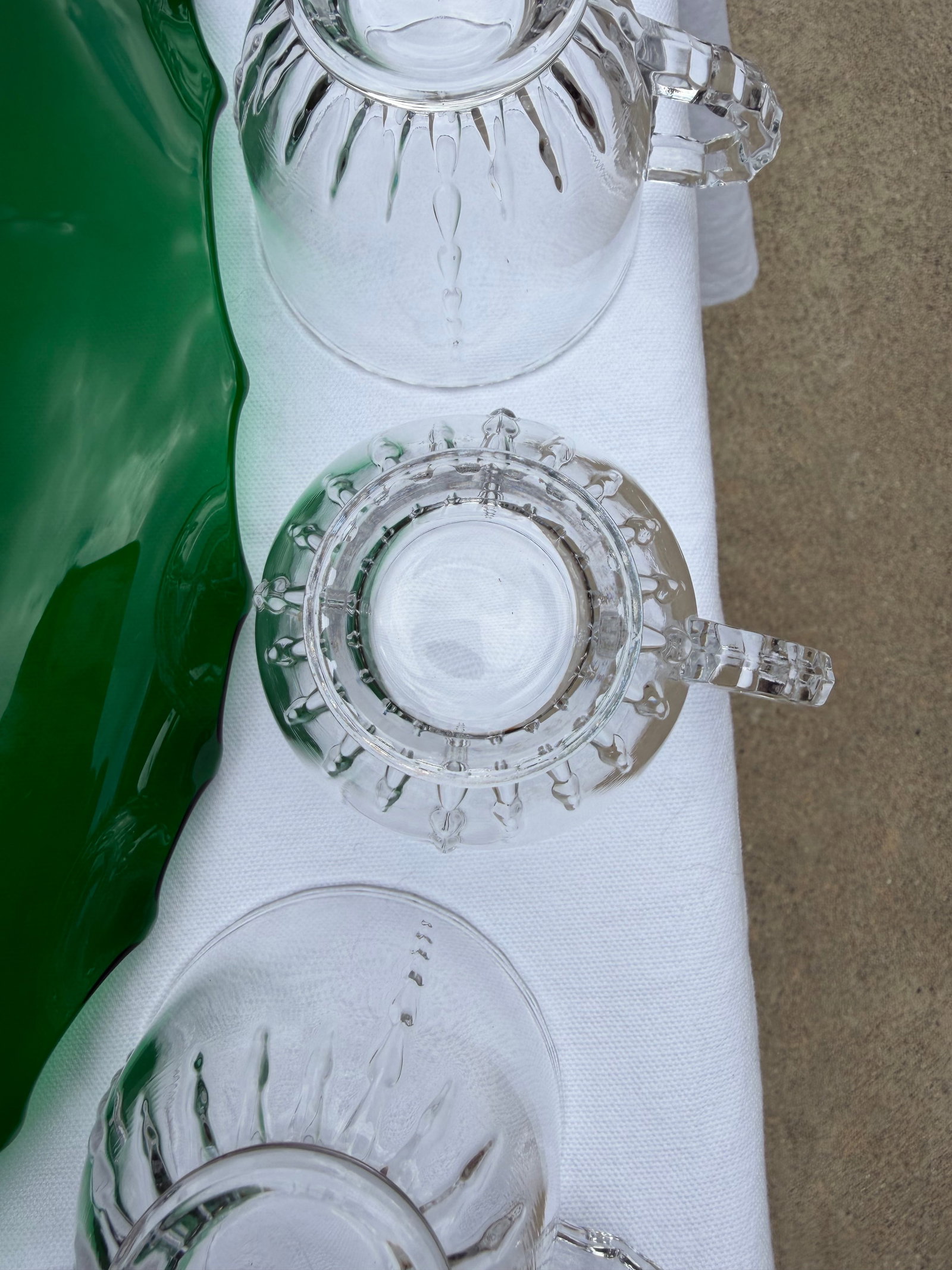 1930s New Martinsville Radiance Punch Bowl - 8