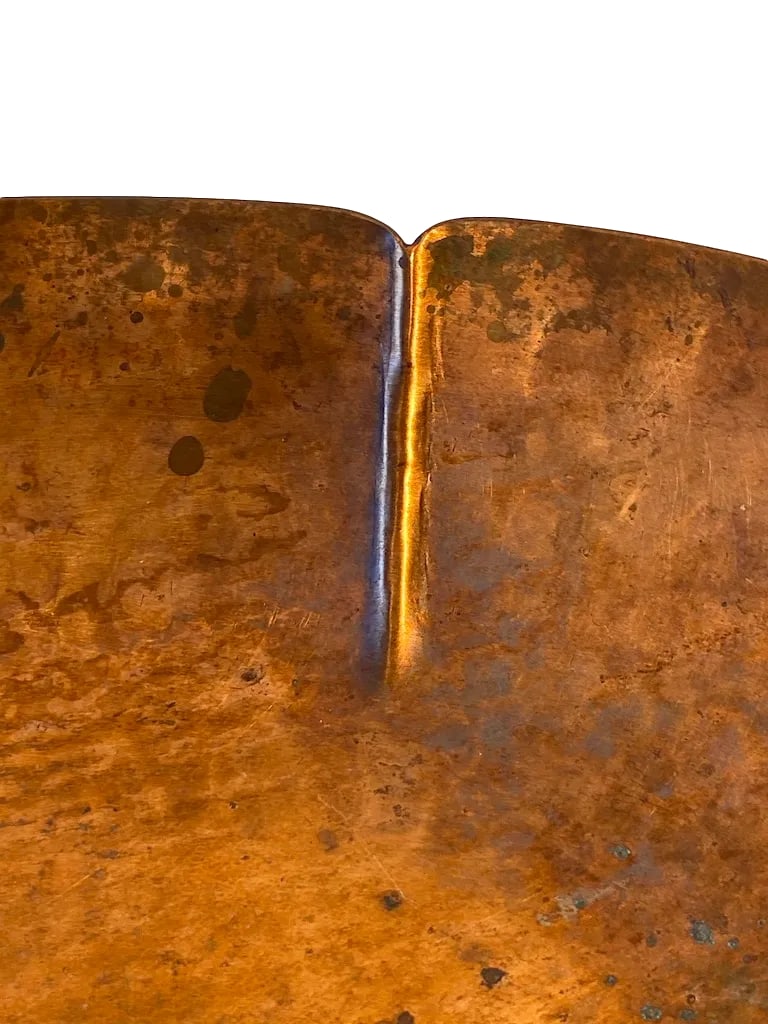 1946 Arts & Crafts Style Armenac Hairenian Hammered Oval Platter - 5
