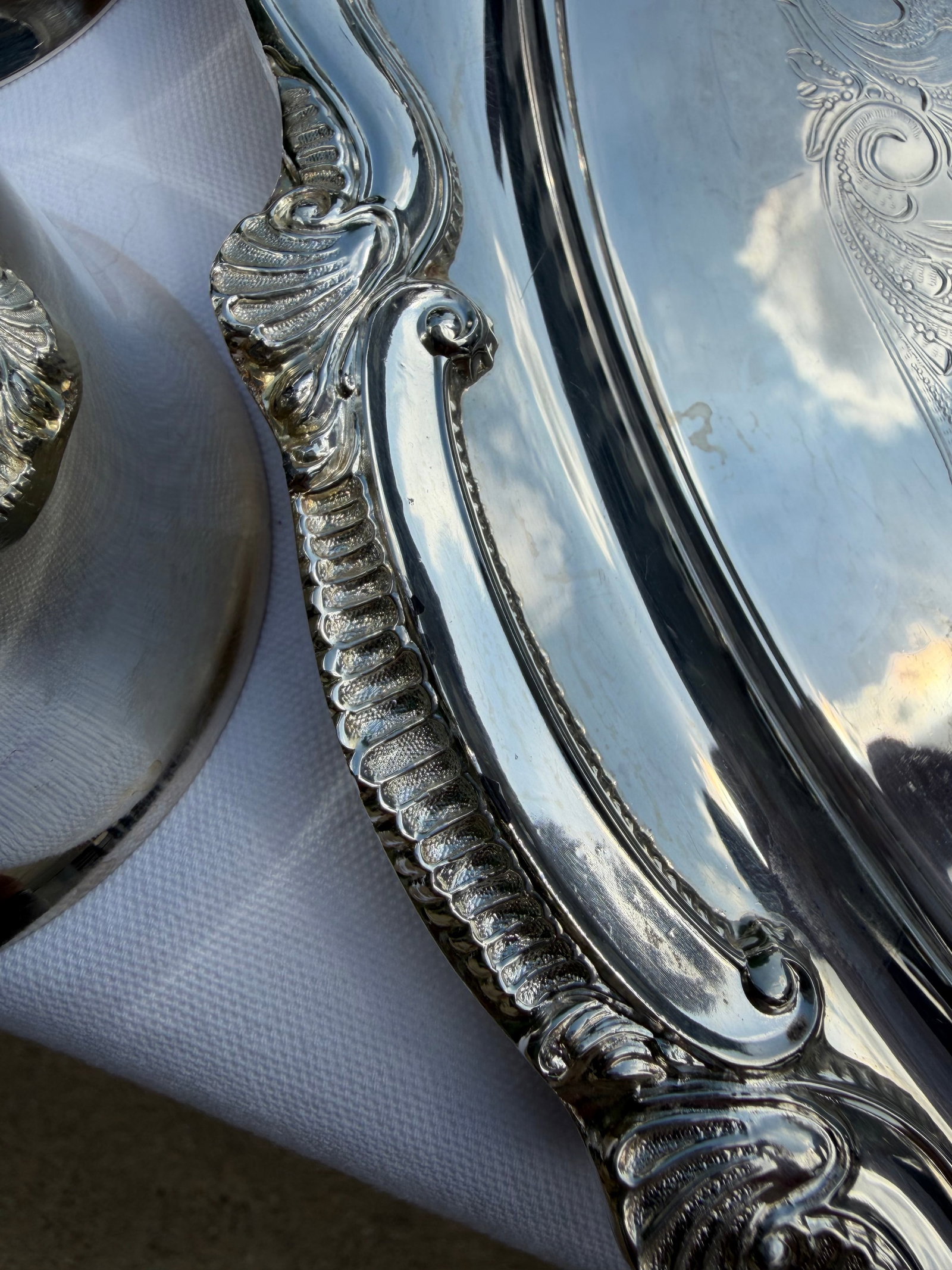 1970s Leonard Silver Plate Punch Bowl - Set of 15 - 6