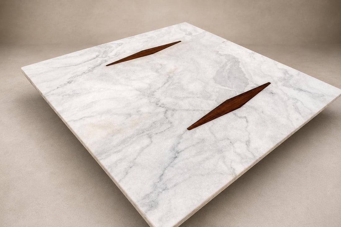 Limestone Coffee Table by Jorge Zalszupin in Rosewood & Marble, Brazil, 1959 - 10