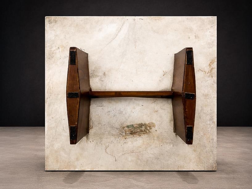 Limestone Coffee Table by Jorge Zalszupin in Rosewood & Marble, Brazil, 1959 - 14