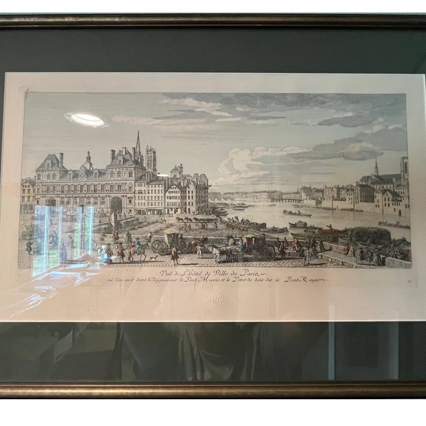 Pair of Antique Jacques Rigaud Engravings - Official Chalcographie Du Louvre - 2