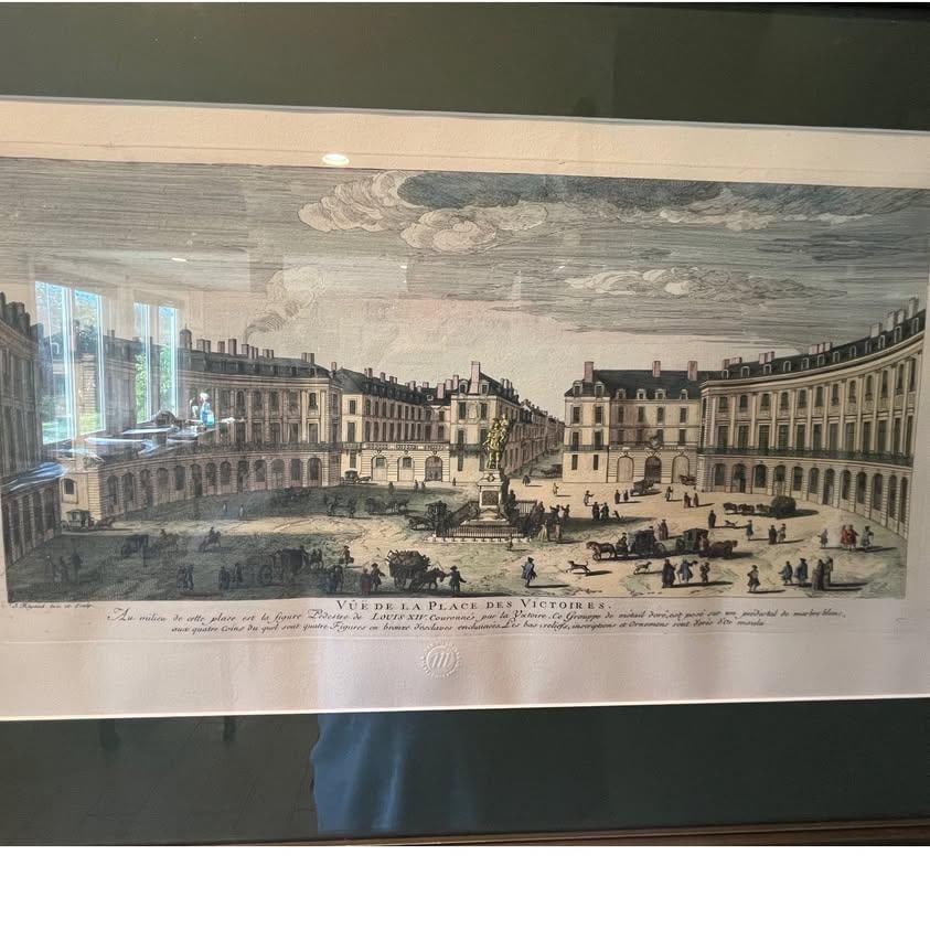 Pair of Antique Jacques Rigaud Engravings - Official Chalcographie Du Louvre - 3