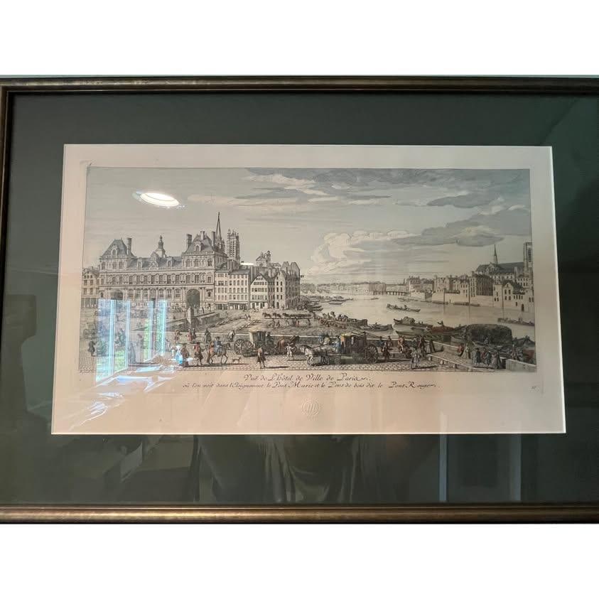 Pair of Antique Jacques Rigaud Engravings - Official Chalcographie Du Louvre - 9