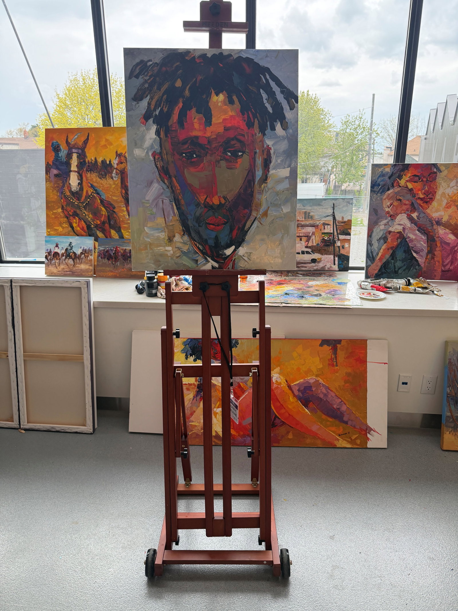 Metamorphosis, Oil on Canvas, Godfrey Afebuame (2024) - 3