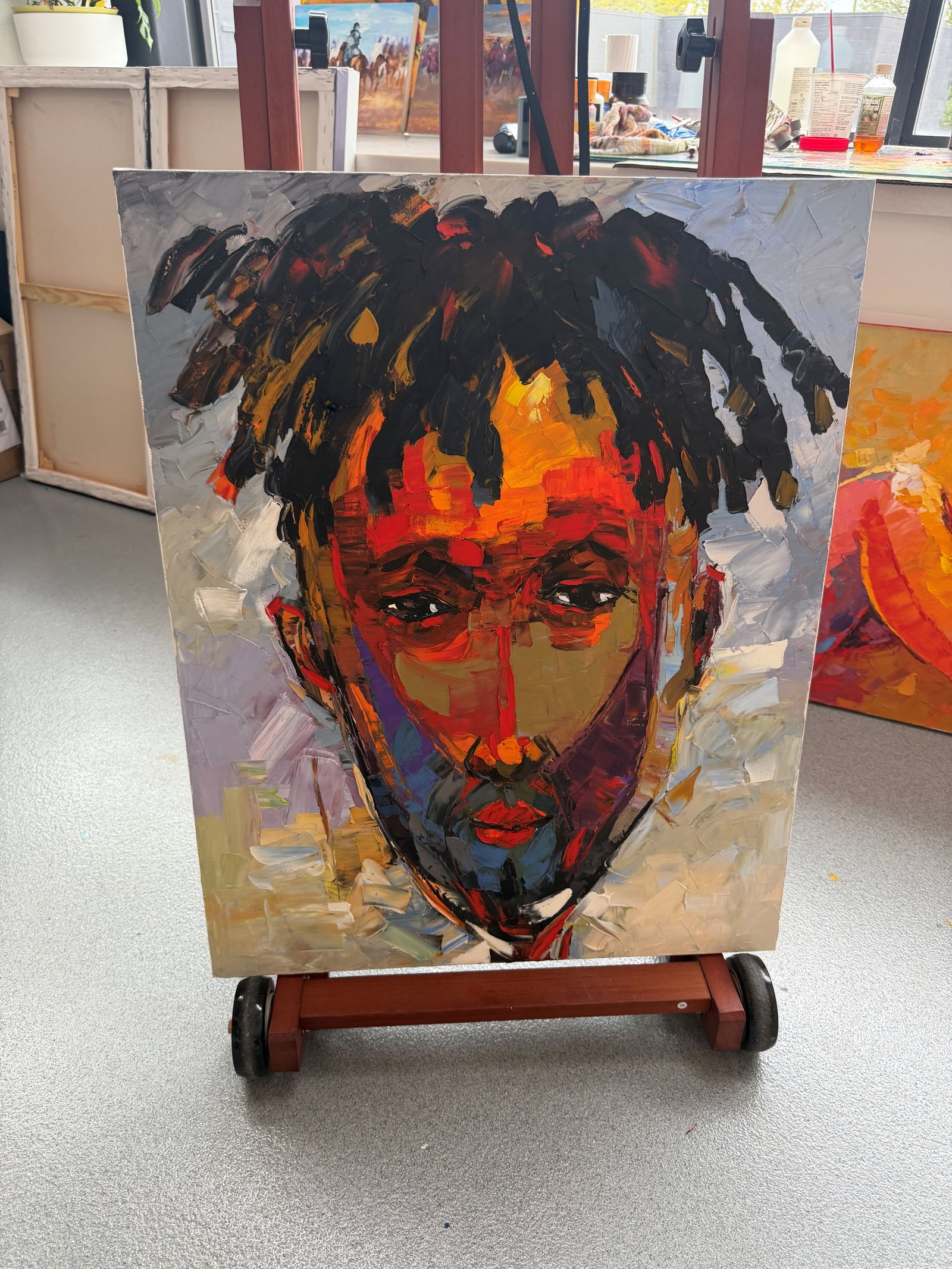 Metamorphosis, Oil on Canvas, Godfrey Afebuame (2024) - 4