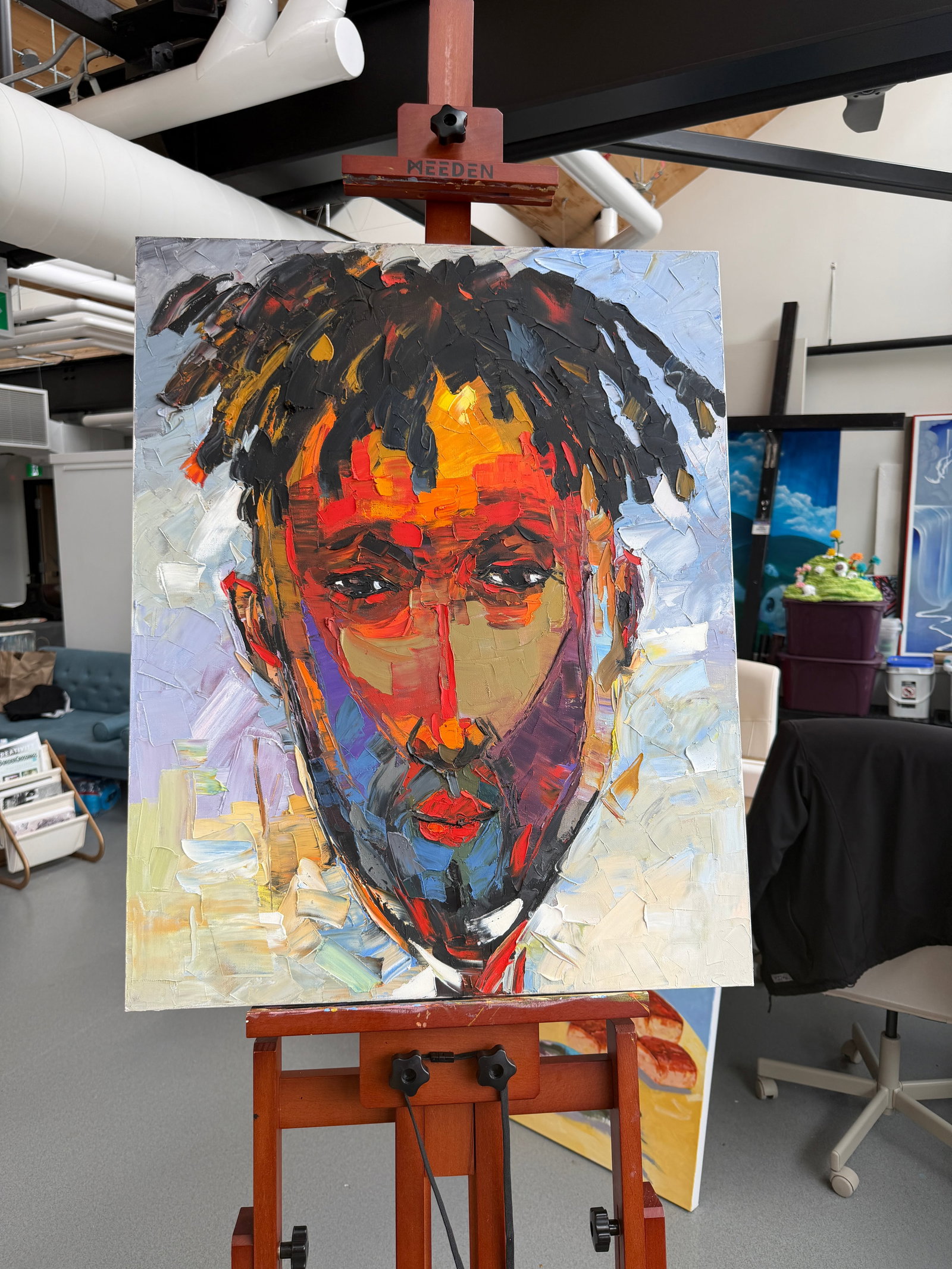 Metamorphosis, Oil on Canvas, Godfrey Afebuame (2024) - 6