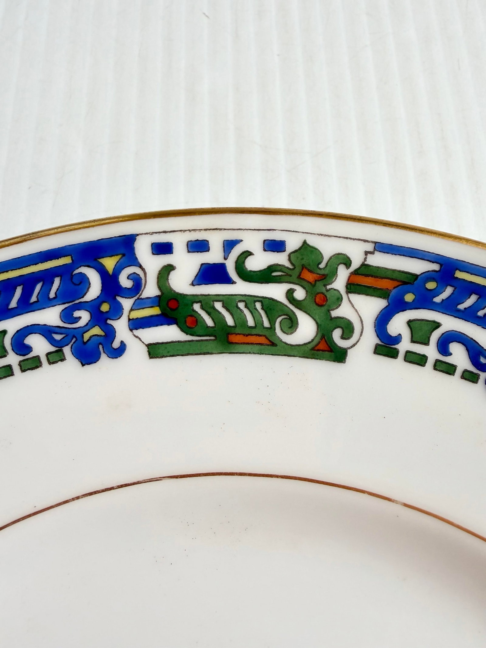 Kornilov Brothers Russian Imperial Armorial Crest Antique Porcelain Plate - 4