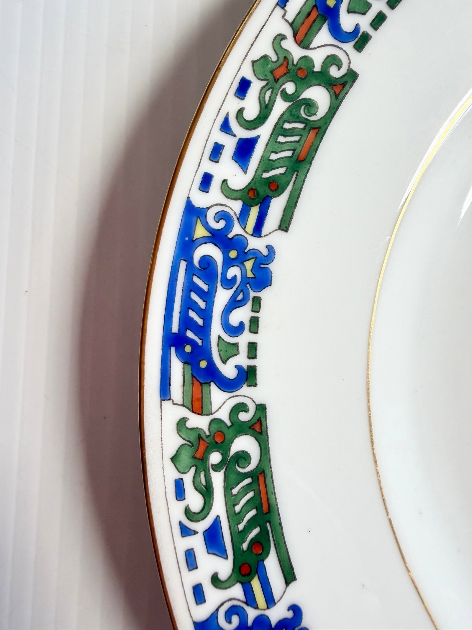 Kornilov Brothers Russian Imperial Armorial Crest Antique Porcelain Plate - 5