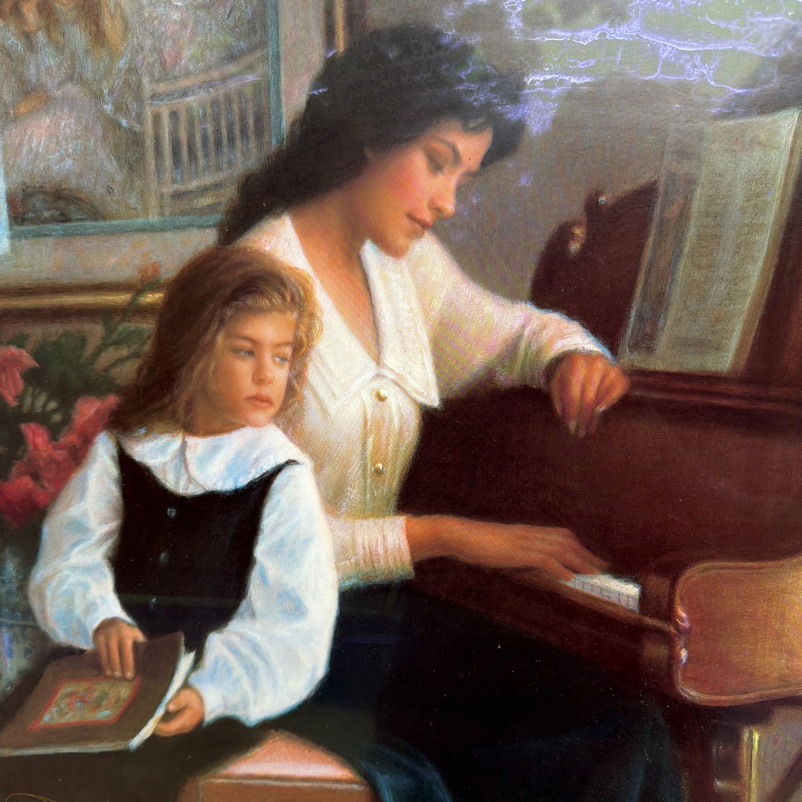1990s Robert Alan Olson Signed & Numbered "Evening Calm" Lithograph – Framed 1352 of 4668 - 3