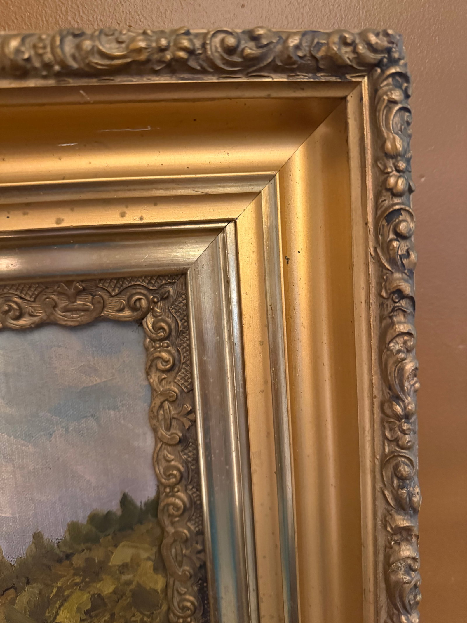 Signed 1931 g.c. Sponsler Impressionist Woodland Landscape Painting - 8