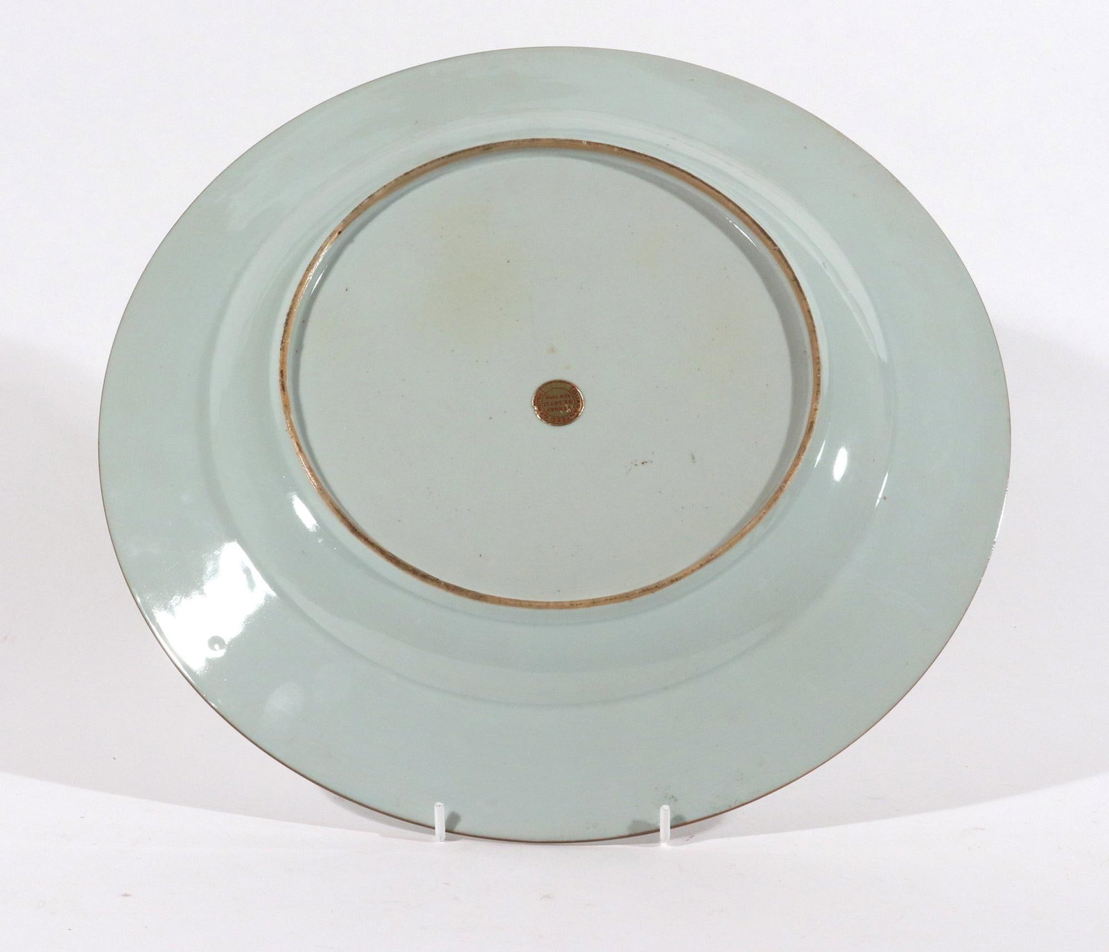 18th-Century Chinese Export Porcelain Famille Rose "˜Garden' Dishes - a Pair - 16