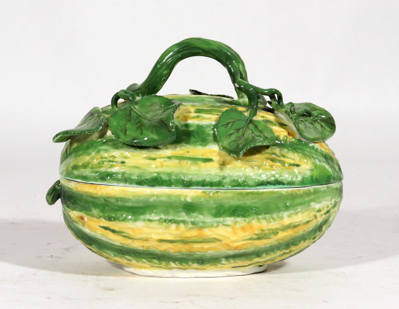 Meissen Porcelain 18th Century Tromp l'Oeil Tureen in the Form of a Melon - 12