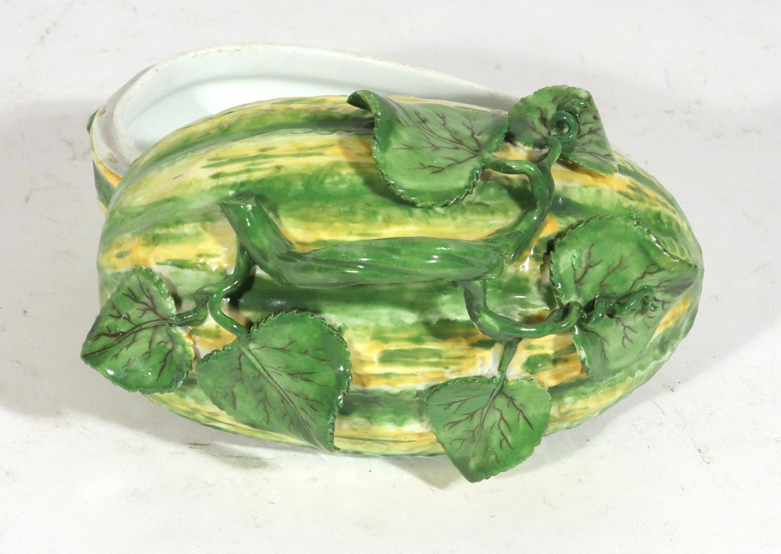 Meissen Porcelain 18th Century Tromp l'Oeil Tureen in the Form of a Melon - 16
