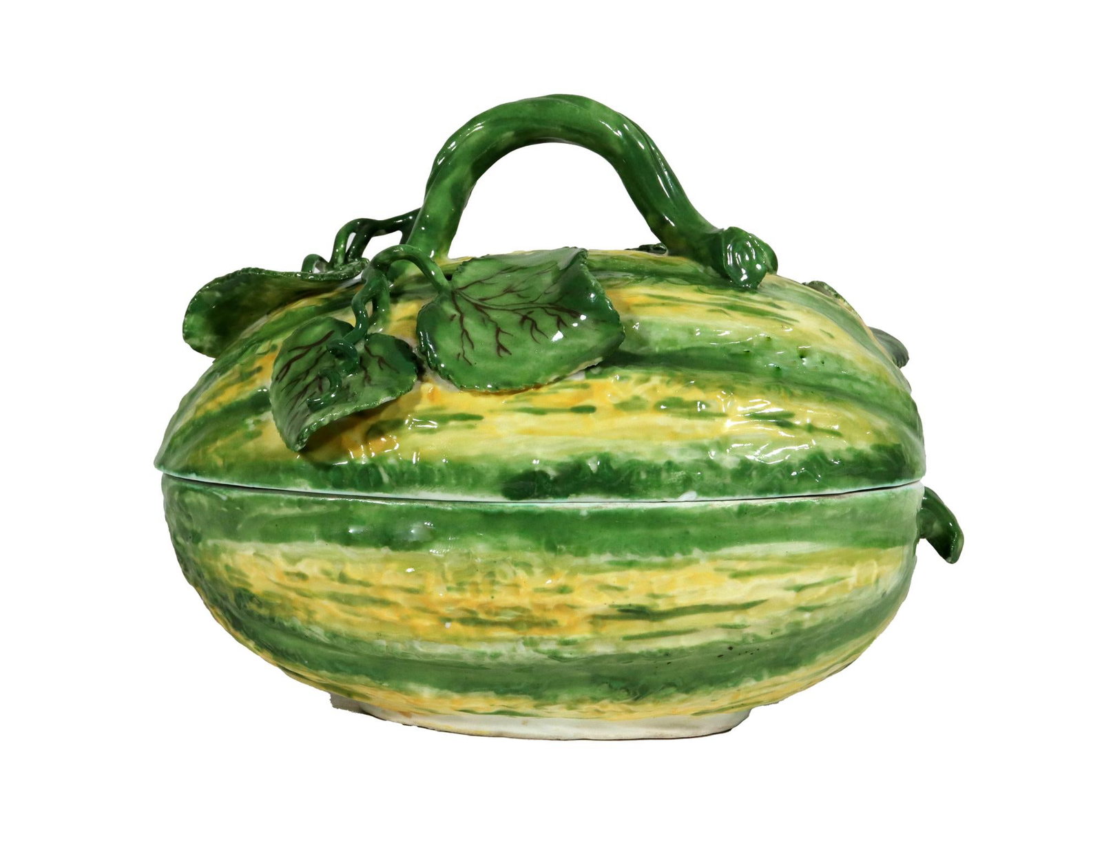 Meissen Porcelain 18th Century Tromp l'Oeil Tureen in the Form of a Melon - 4