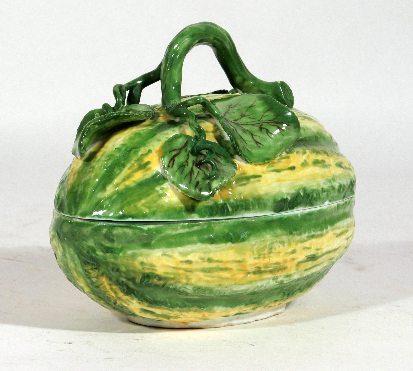 Meissen Porcelain 18th Century Tromp l'Oeil Tureen in the Form of a Melon - 5