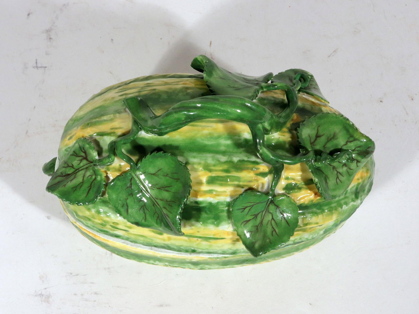 Meissen Porcelain 18th Century Tromp l'Oeil Tureen in the Form of a Melon - 6