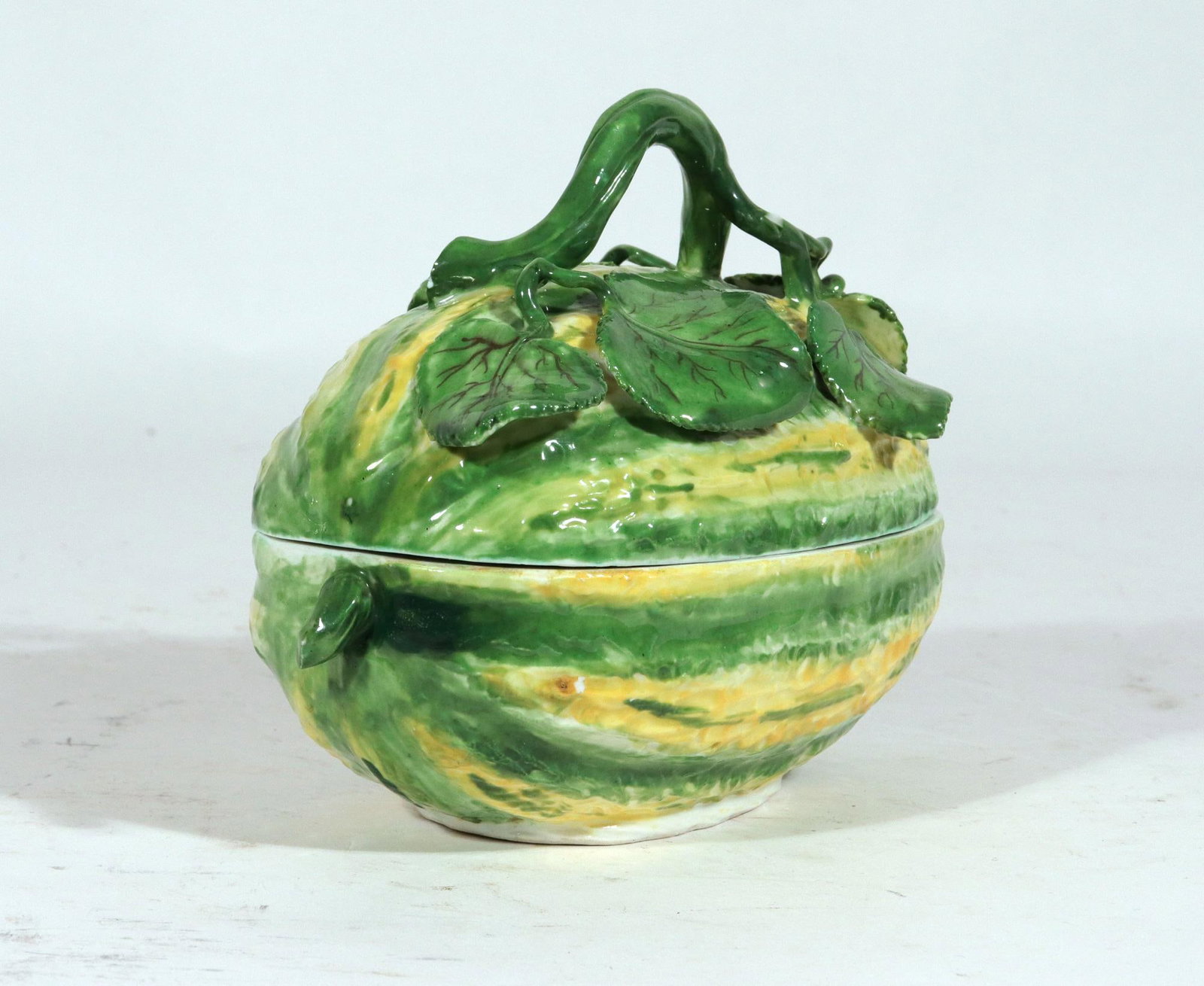 Meissen Porcelain 18th Century Tromp l'Oeil Tureen in the Form of a Melon - 7