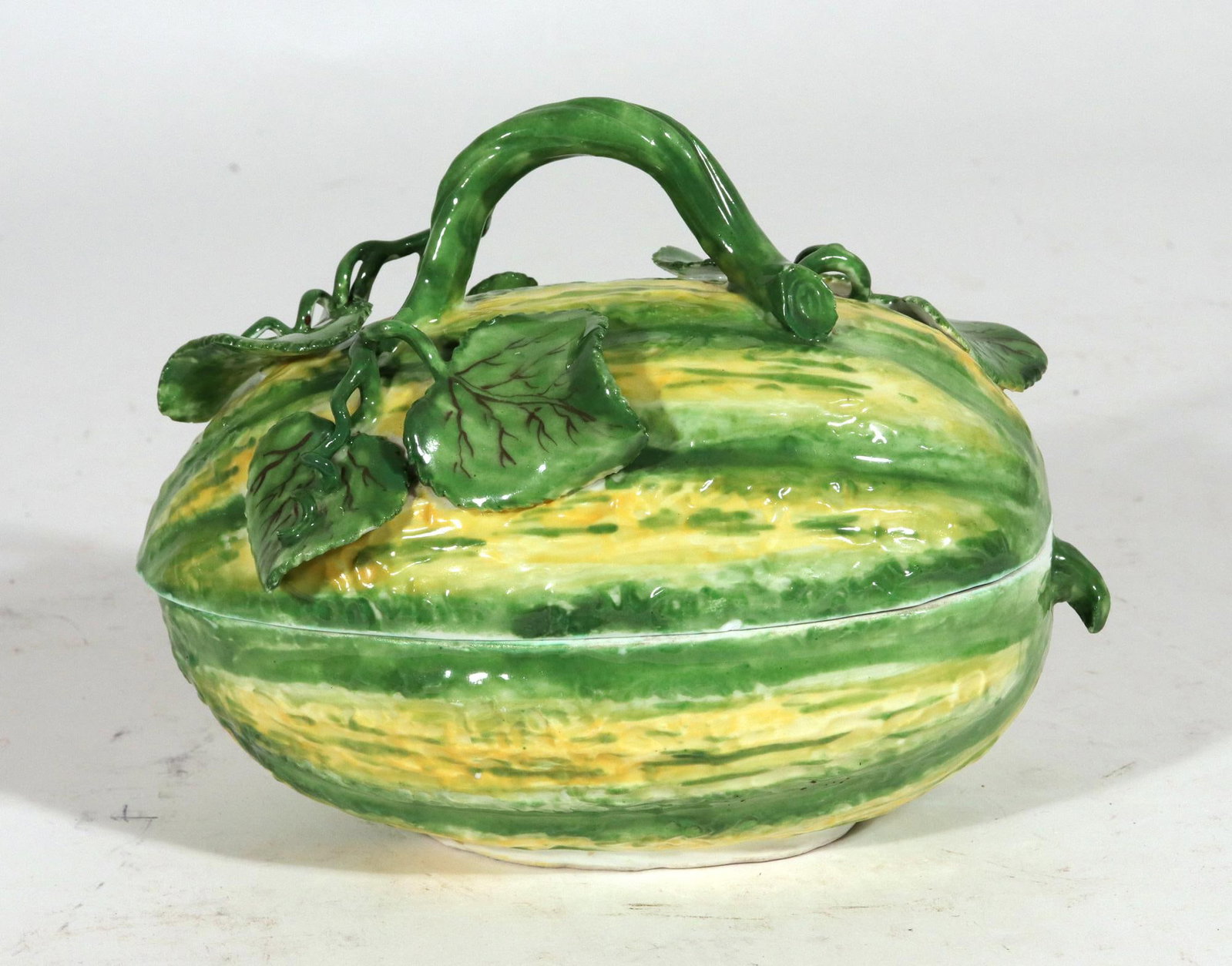 Meissen Porcelain 18th Century Tromp l'Oeil Tureen in the Form of a Melon - 8