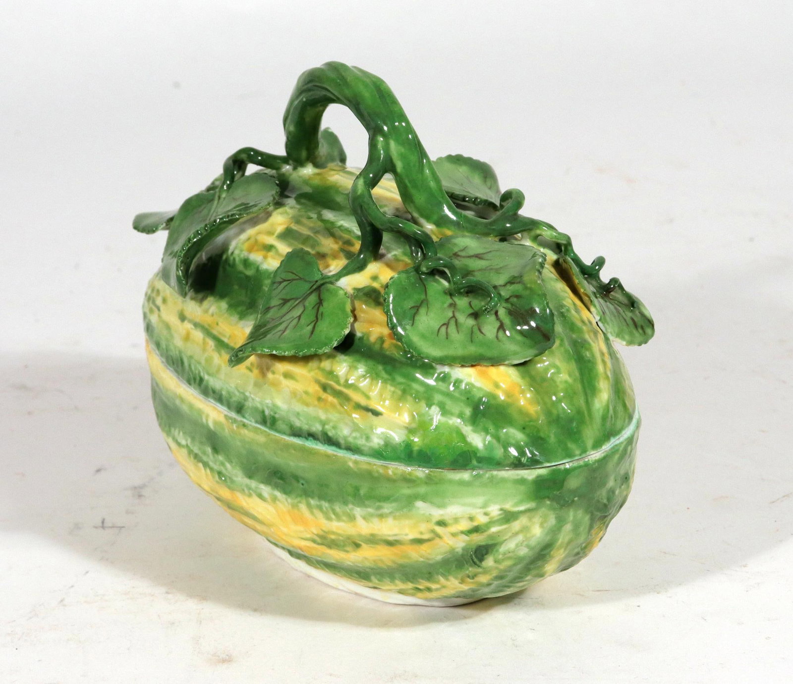 Meissen Porcelain 18th Century Tromp l'Oeil Tureen in the Form of a Melon - 9