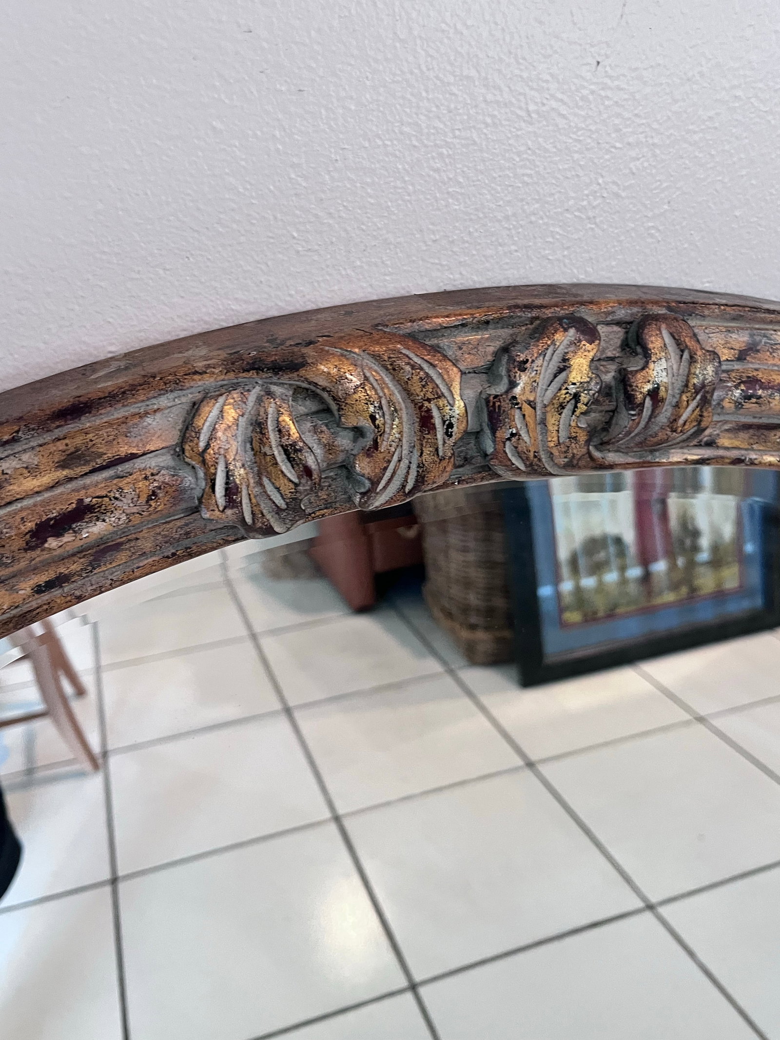 Vintage La Barge Gilt Beveled Wall Mirror 45.50" H X 27.50" W - 9
