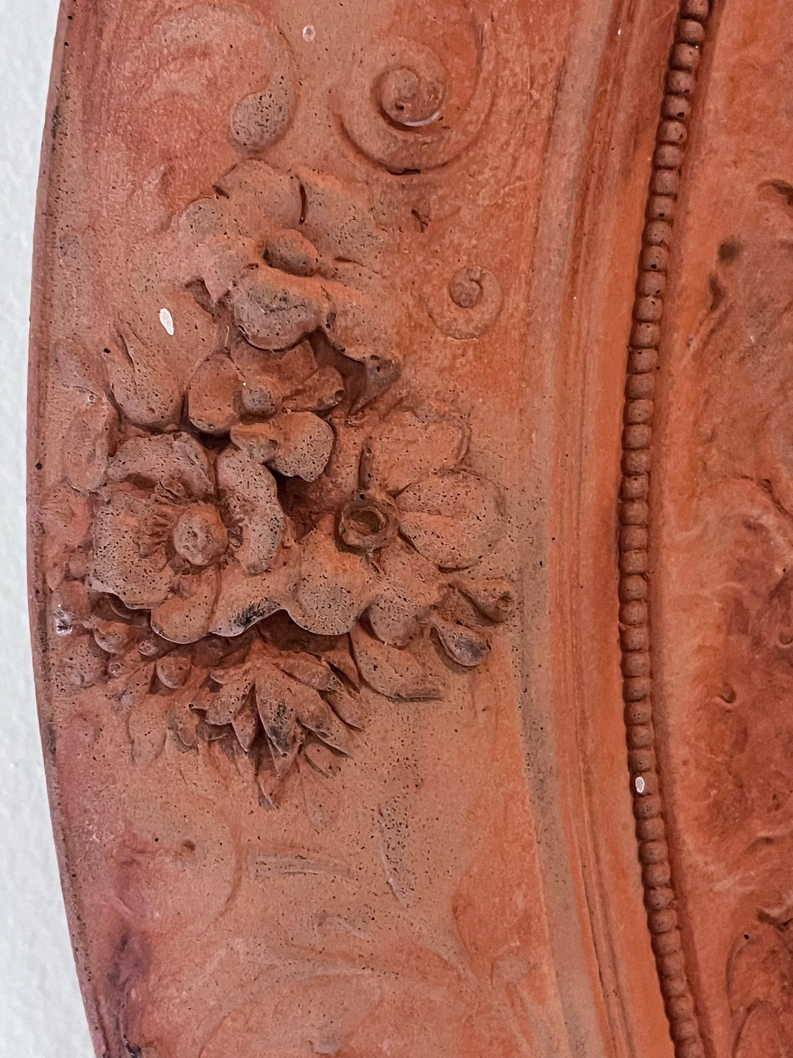 Italian Neoclassical Terracotta Relief Plaque of the Goddess Flora, Circa 1910 - 11