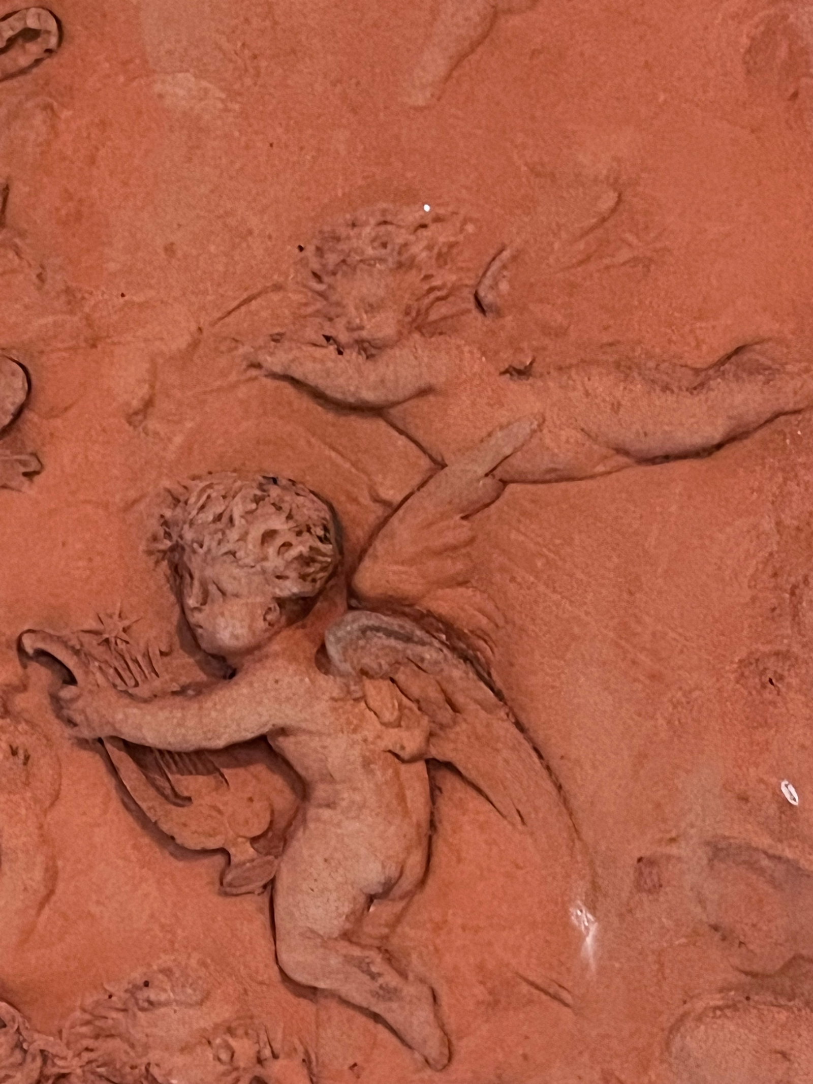Italian Neoclassical Terracotta Relief Plaque of the Goddess Flora, Circa 1910 - 9