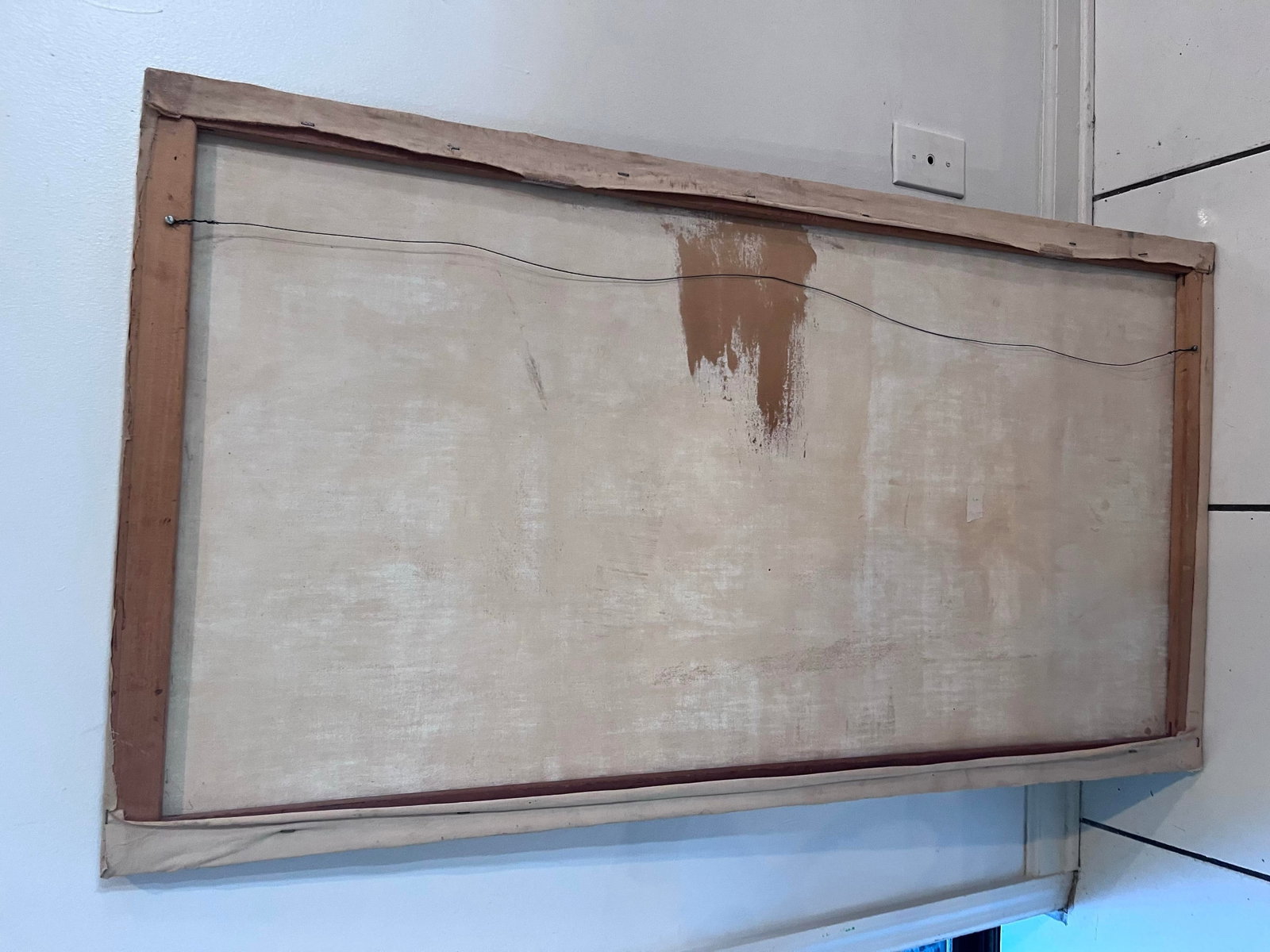 Large Mid-Century Modern Reclining Nude Oil Painting, Circa 1950s - 10