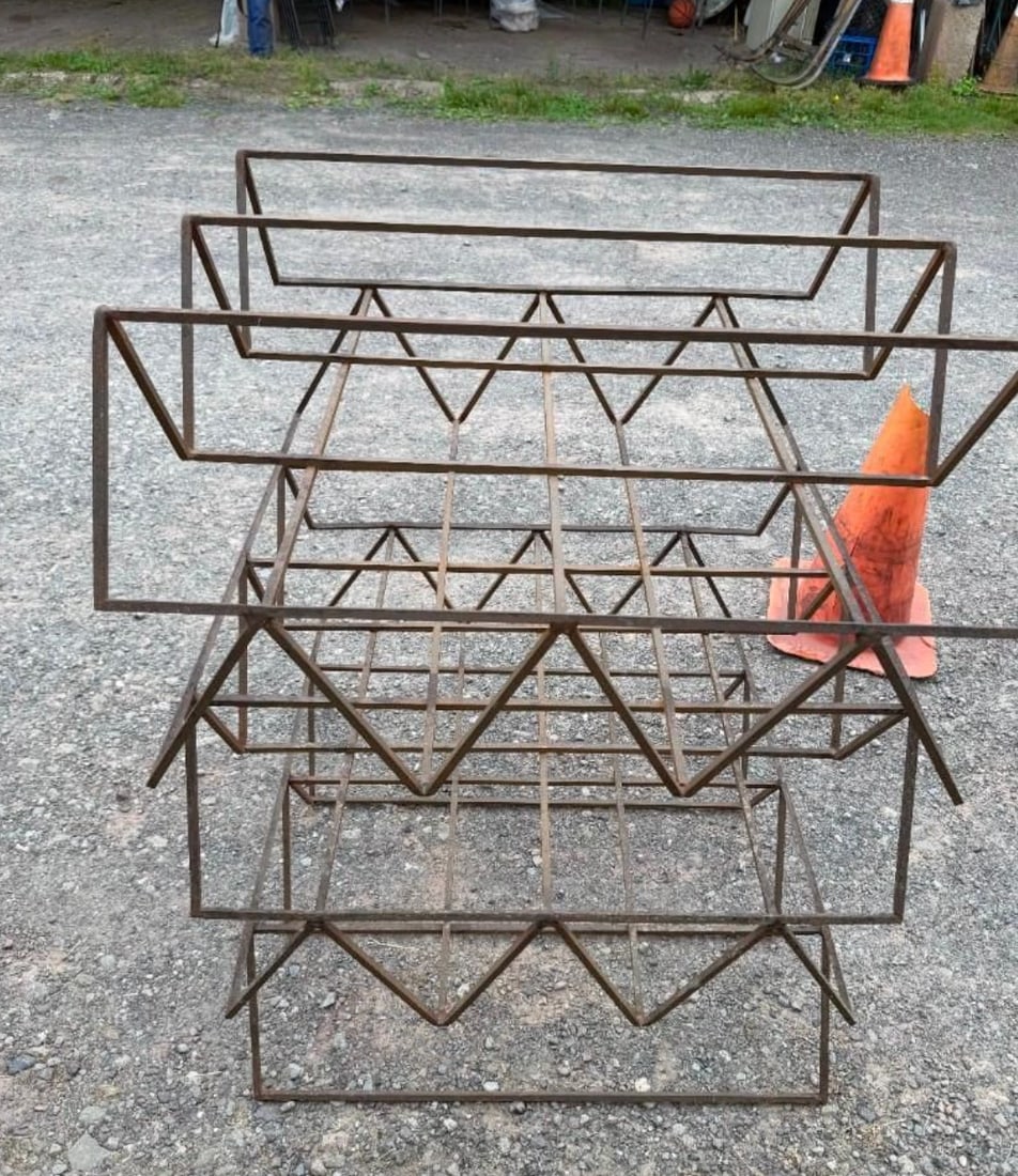 "Rust" — Abstract Steel Sculpture, Herbert Simon Estate, 1971 - 3