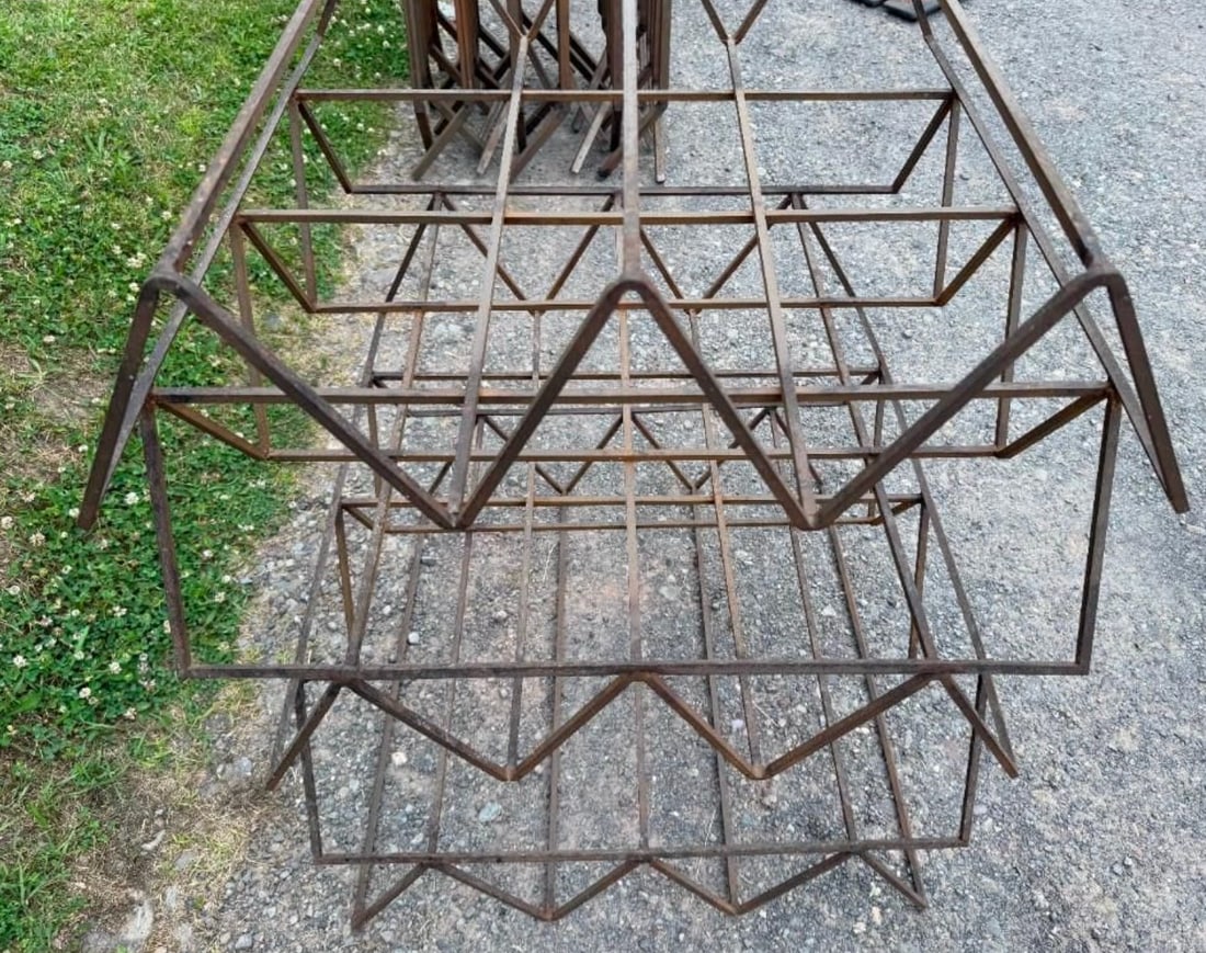"Rust" — Abstract Steel Sculpture, Herbert Simon Estate, 1971 - 5