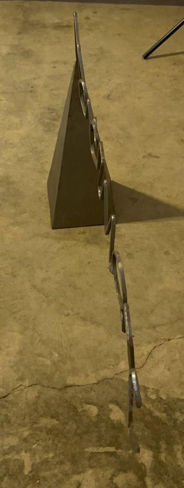 "Nevermore" — Abstract Steel Sculpture, Herbert Simon Estate, 1972 - 2